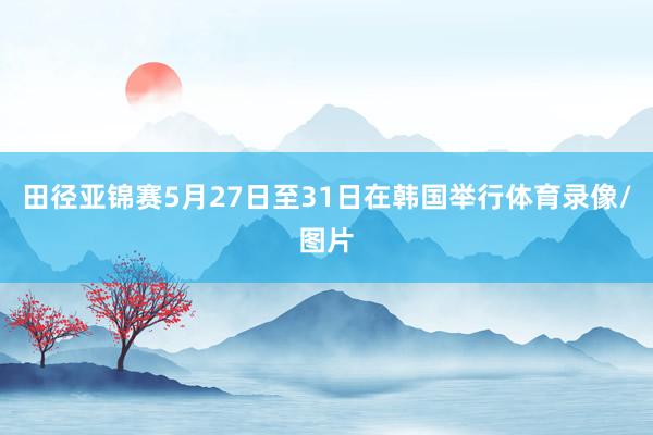 田径亚锦赛5月27日至31日在韩国举行体育录像/图片