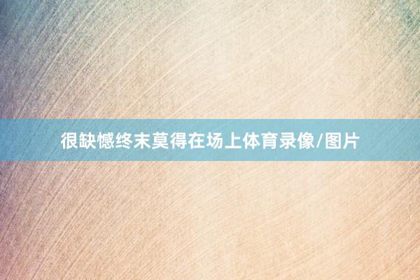 很缺憾终末莫得在场上体育录像/图片